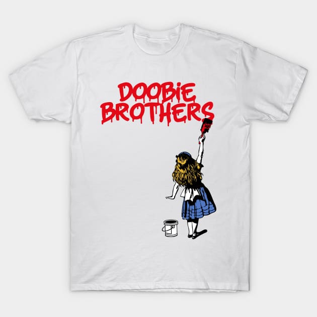 doobie bros red paint T-Shirt by j and r